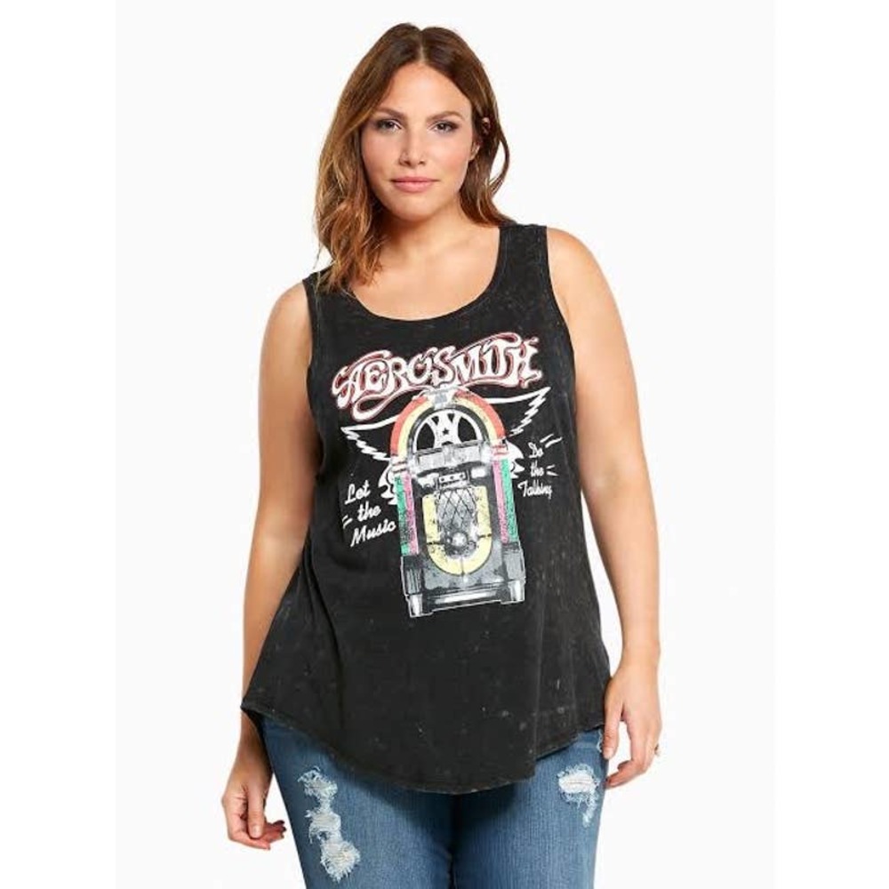 Aerosmith Women's Graphic Black Tank Top